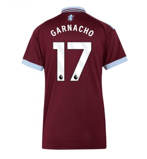 Aston Villa Alejandro Garnacho #17 Domácí Dres pro Dámské 2026-27 Krátký Rukáv Aston Villa Alejandro Garnacho #17 Domácí Dres pro Dámské 2026-27 Krátký Rukáv